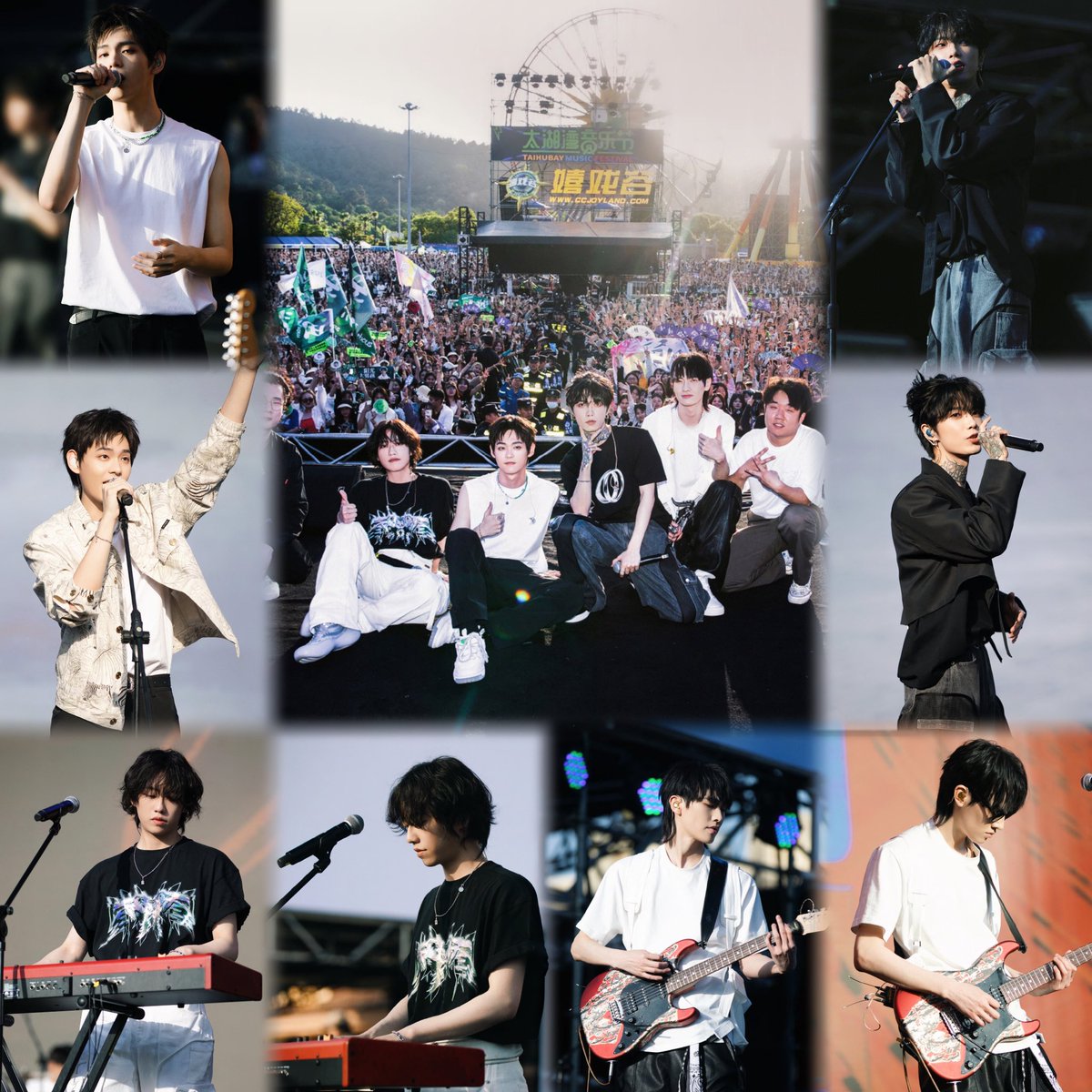BandLeague's tweet photo. #气运联盟 2023首次乐队演出（胡宇桐缺席）4.30 太湖湾音乐节
#AirLeagueBand first band performance in 2023 (except drummer Hu Yutong) at Tai Hu Bay Music Festival on April 30 https://t.co/CyXtgIAMJA