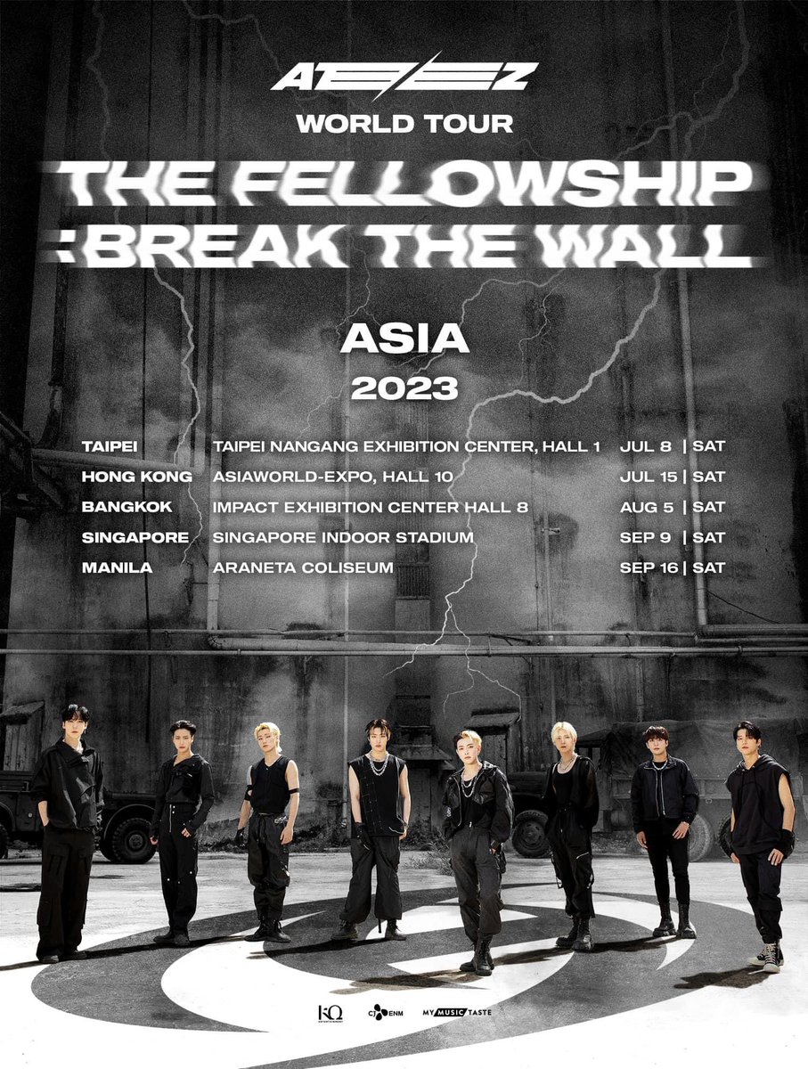 Annyeong, ATINY!
ATEEZ is bringing their World Tour to Manila!
The Fellowship: Break The Wall
More details soon. Follow <a href="/WilbrosLive/">Wilbros Live</a>
