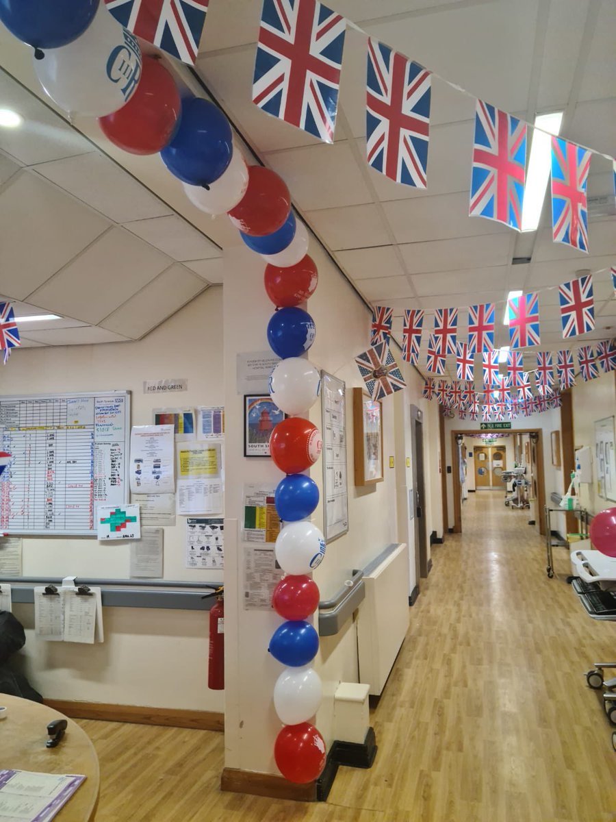 j00ls19's tweet photo. Coronation ready here on Ward 19 @Ward19STFT @STSFTrust @suba_thiru @cairnsie13 @LmbClaire @gizmoplc #Coronation #KingCharlesIII #RoyalFamily https://t.co/9YrCpBqq6n
