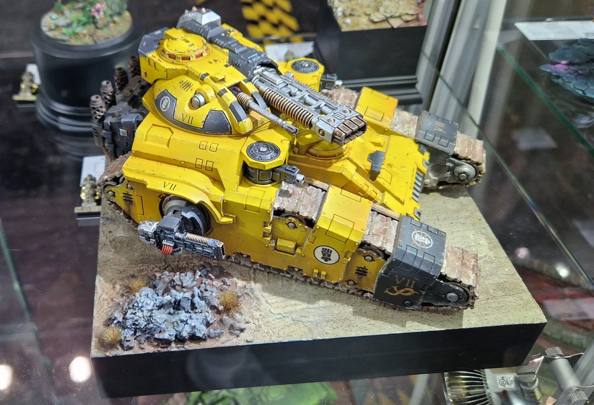 LloydDavies20's tweet photo. A finalist pin for the Kratos in what was a seriously strong category - cannot complain! I'll be leaving #WHFest23 at about 12:30 so please stop by and say hi if you are around! #warhammer #warhammercommunity #new40k #goldendemon #warhammerfest https://t.co/mhkfVWNJF8