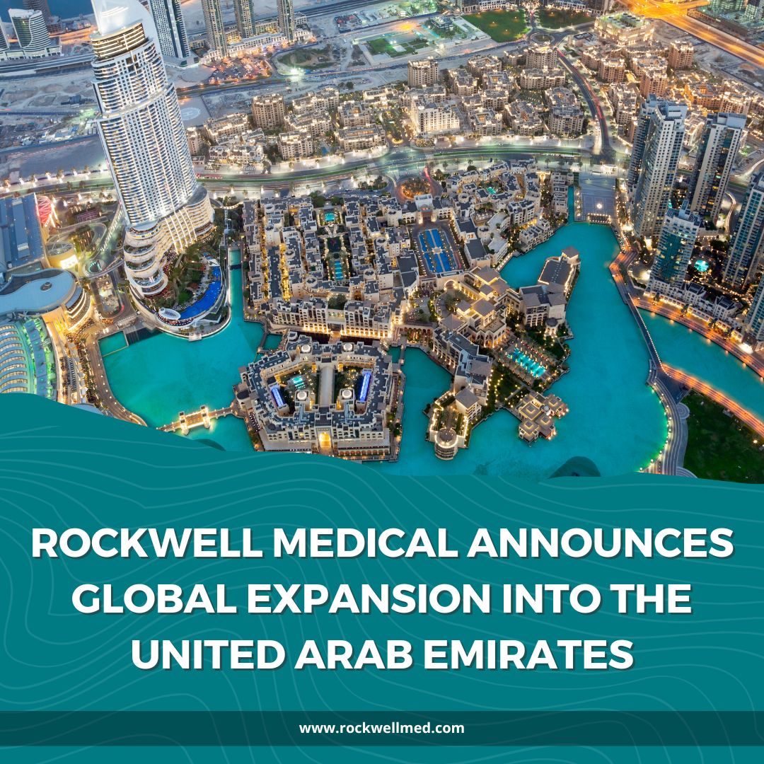 RockwellMedical's tweet photo. $RMTI announces global expansion into the #UAE https://t.co/zW2Q99pcc8 #UAE #hemodialysis #dialysis #EndStageKidneyDisease #ESKD #global #international #geographicexpansion https://t.co/tPnYekH4pw