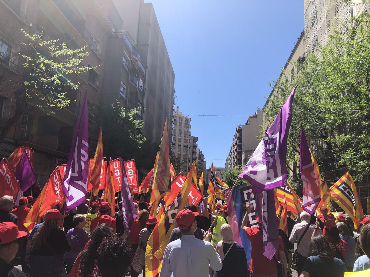 bravotgn's tweet photo. @FerroviarisUGT @UGTTarragona Otro 1 de mayo de lucha sindical y social. Como siempre, UGT avanza y consolida derechos. Ni un paso atrás. https://t.co/JLgQvnLcQu
