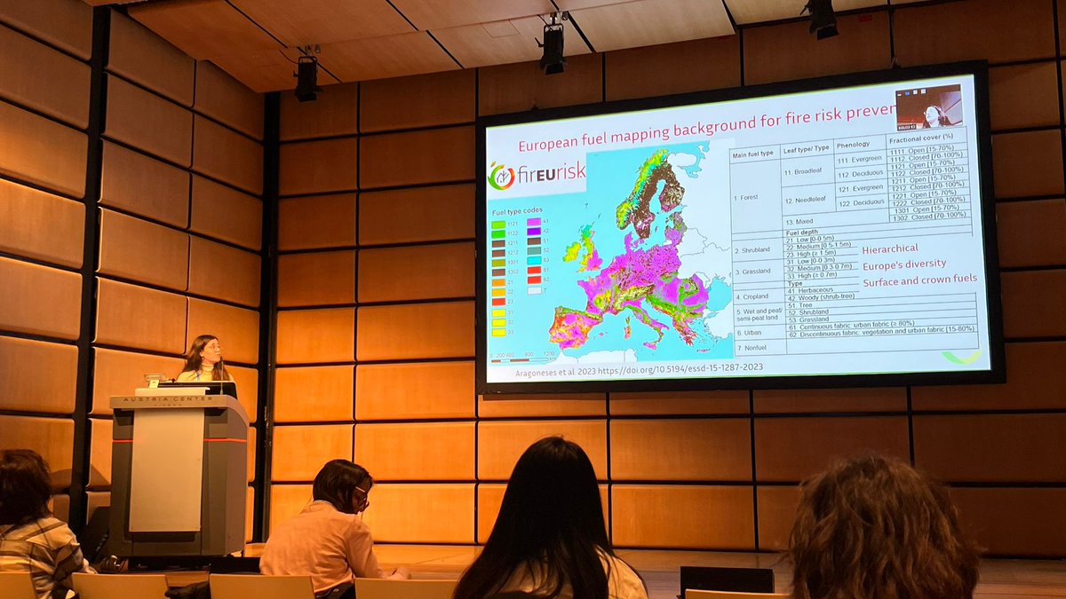 GITA_Research's tweet photo. @FirEUrisk 𝗘𝗹𝗲𝗻𝗮 𝗔𝗿𝗮𝗴𝗼𝗻𝗲𝘀𝗲𝘀 has presented her current research about the estimation and mapping forest canopy fuel parameters from GEDI LiDAR data in Europe within the @FirEUrisk project. https://t.co/BaJMB0AvVl