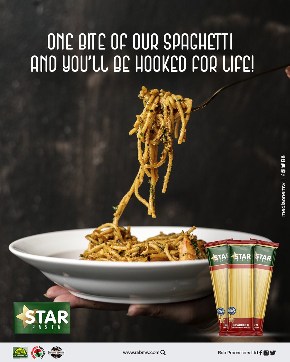 If you love pasta, you'll love our spaghetti

#RabProcessors #rabproccesors #mediaonemw #starspaghetti #malawi #Malawi