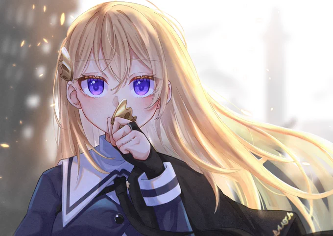 おされ絵練習に以前創造したオリジナルリリィを活用