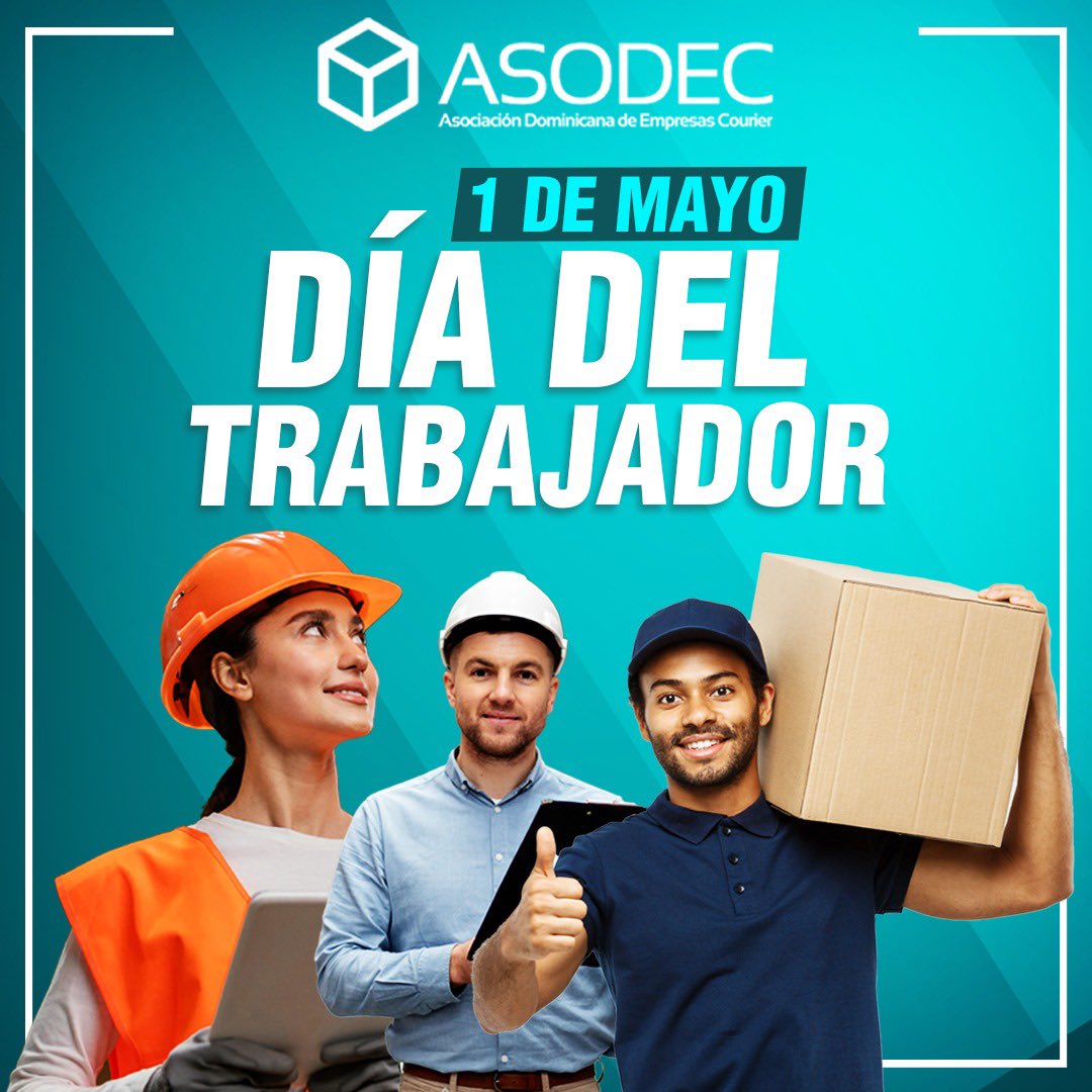Hoy celebramos la dedicación y entrega que ponen cada dia  los trabajadores! Feliz dia del trabajador! 📦
#DiaDelTrabajador #Asodecinforma
#comprasporinternet