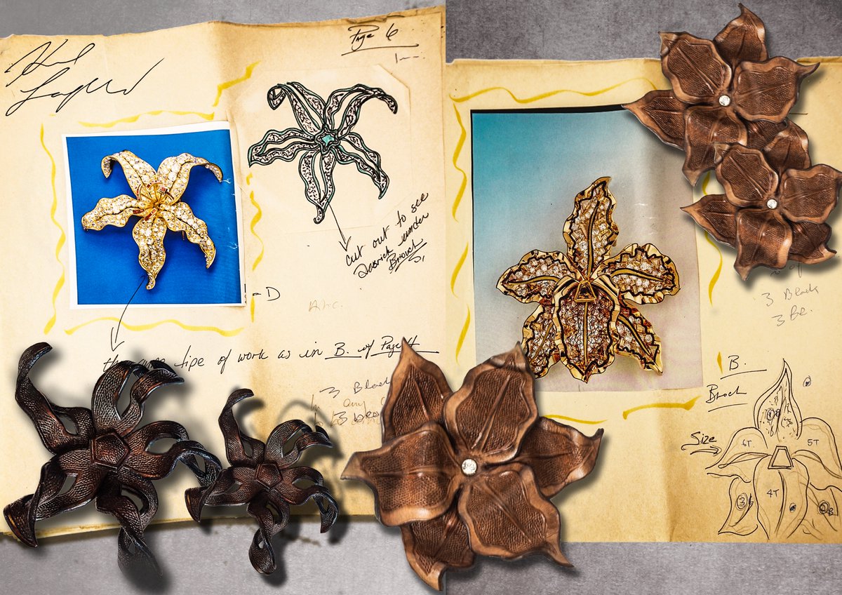 Gallery58online's tweet photo. Corsage
Moulded &amp; Carved Leather Flowers
Paul Seville for Karl Lagerfeld

https://t.co/rxWSLK0QbI

#KarlLagerfeld #LeatherCorsage #LeatherSculpture #WearableArt #PaulSeville #StephAman #Gallery58London #CoutureAccessories #LeatherAccessories #HandcraftedLeather
#handmade https://t.co/qEkoDfOBOJ