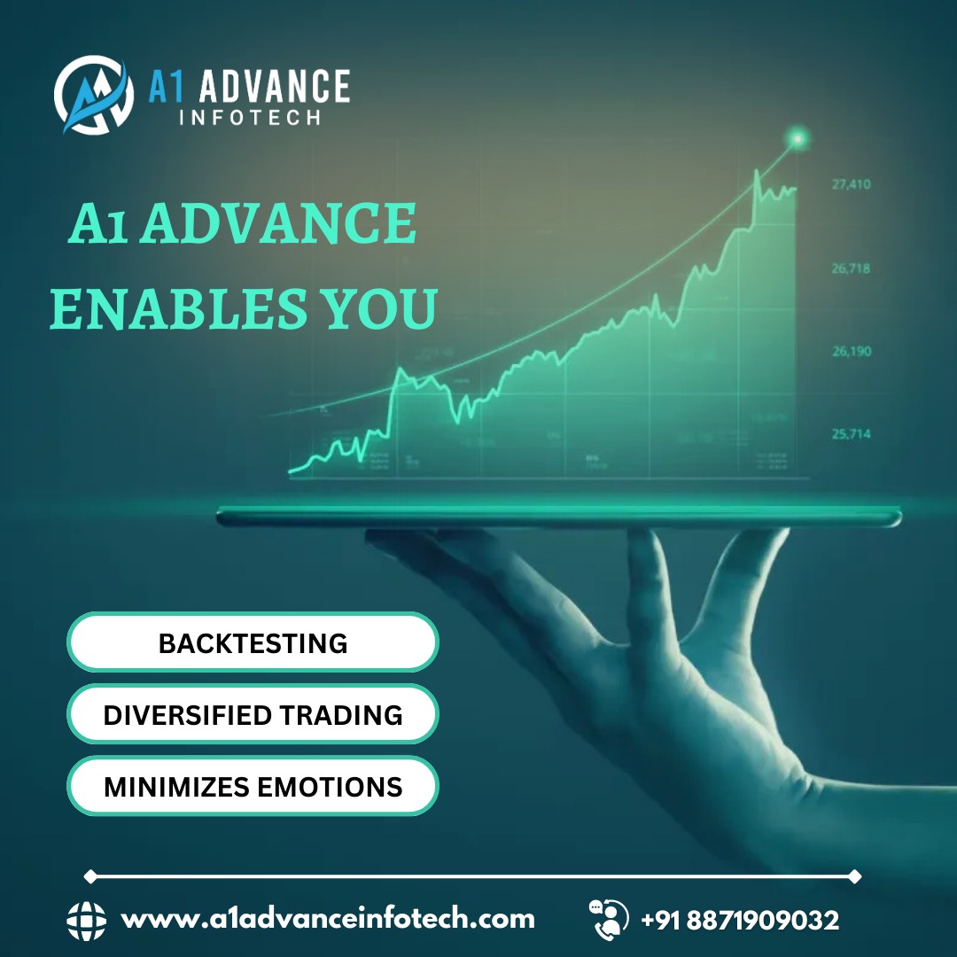 a1_advance's tweet photo. Enable your investments to reach new heights with our cutting-edge algo trading strategies.
𝑭𝒐𝒓 𝑴𝒐𝒓𝒆 𝑰𝒏𝒇𝒐𝒓𝒎𝒂𝒕𝒊𝒐𝒏, 𝑪𝒐𝒏𝒕𝒂𝒄𝒕 𝑼𝒔:
 Call Us : +91-8871909032
 Visit Us : https://t.co/9ses2rdFa7
 Email : info@a1advanceinfotech.com

 #algotrading #investments https://t.co/32hQvySF8v