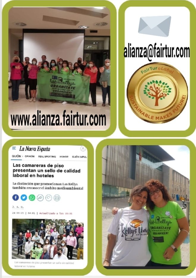 Hoy 🗓️ 1 de Mayo Día Internacional del Trabajo,
que mejor fecha para comunicaros que Inspección de Trabajo de Zaragoza, están tomando las medidas oportunas para su mejora en los 🏨 denunciados. 
El 🌍 se mueve gracias a la suma de los pequeños empujones para pedir lo que nuestro.