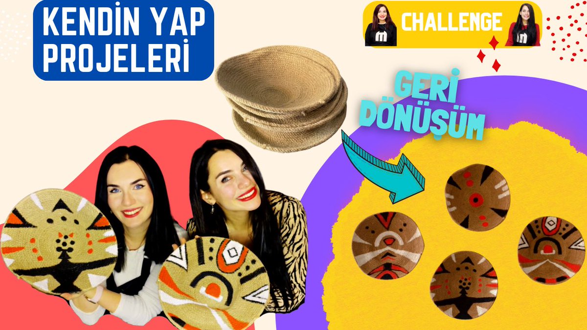 Yine çok eğlendiğimiz bir video oldu😄

Az daha çöpe gidecekken çok güzel bir dekorasyon objesine dönüşen bir geri dönüşüm hikayesi!!

Yeni videomuz YAYINDA!!! 

youtu.be/SUbMhlLRIio