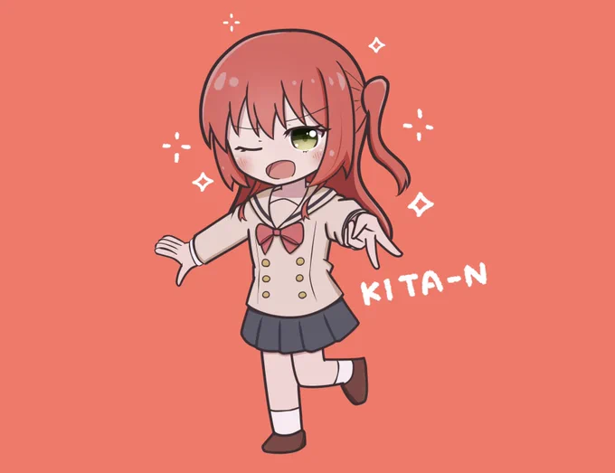 世間はGW(ギャルウィーク)だしギャルピースする喜多ちゃんでも置いておくか…… #ぼっち・ざ・ろっく