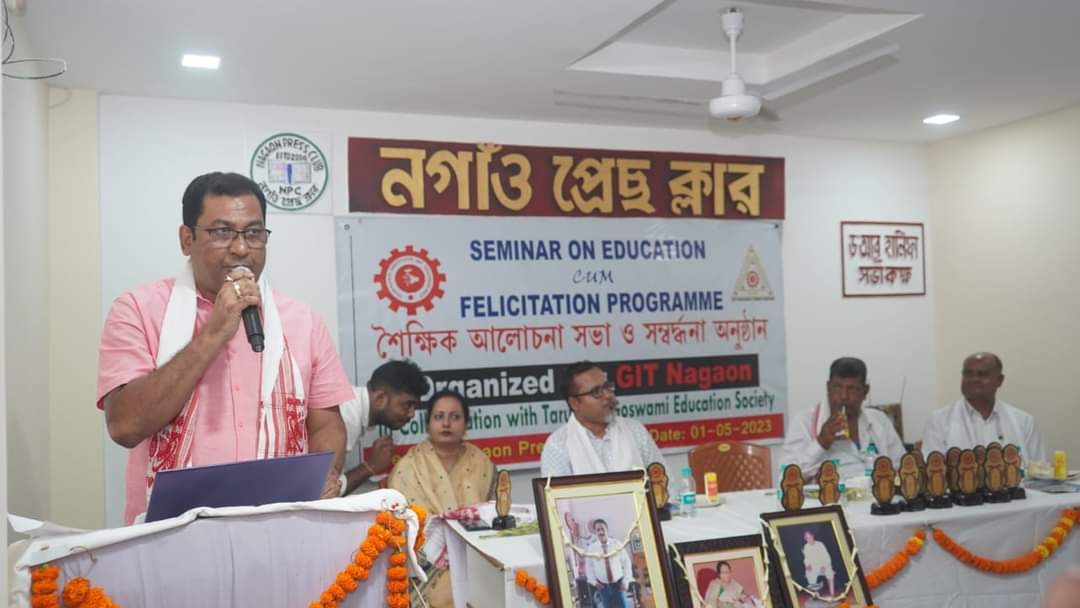 rupaksarmahbjp's tweet photo. I attended the educational seminar and felicitation programme held today at Nagaon Press Club under the initiative of leading technical education institute "GIIT" Nagaon. https://t.co/qVydhOZCOk