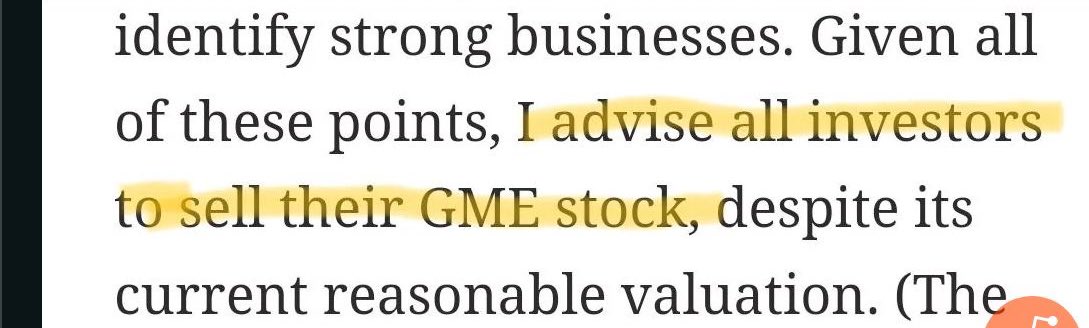 NoobVanDan's tweet photo. @SkoolOfDefense @InvestorPlace Same guy that advised people to sell their GME. https://t.co/WovB6LF7BG