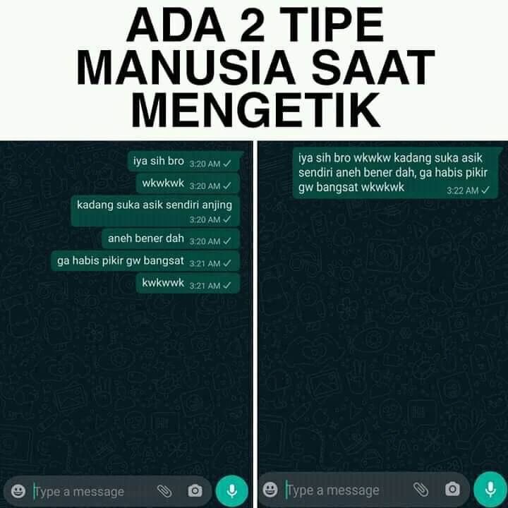 sosmedkeras's tweet image. Tipe mana kalian?