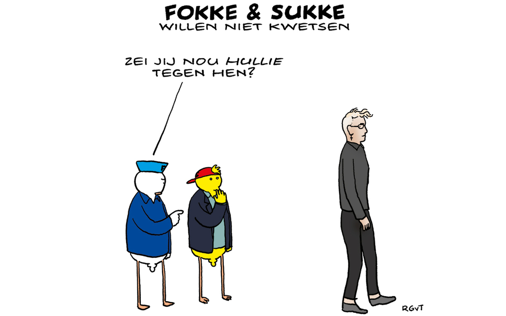 Fokke &amp; Sukke: F&amp;S willen niet kwetsen (NRC, ma, 01-05-23) - #humor |
