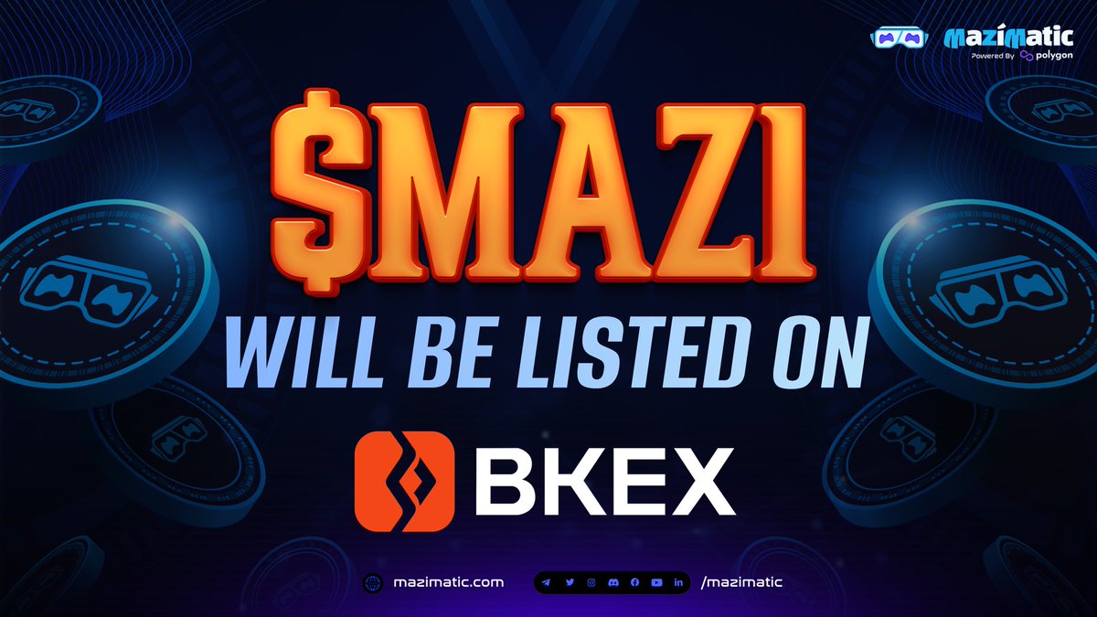 Mazimatic's tweet photo. May is here, and you know what else is happening in May? 😍

$Mazi is getting listed on @BKEXGlobal in the first week of May. 🙌

This is another step to solidify our position as a community and reach a wider audience. 🔥🚀

#Mazi #BKEX #Crypto #Token #cryptocurrencies #altcoin https://t.co/HuLamCja6d