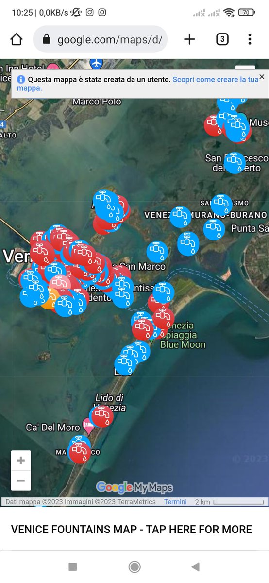 Brand-new fountains map of Venice at venicetapwater.com #travelblogger #travel #hotel #plasticfree #luxuryhotels #SustainableLiving #tapwater #water #venise #venice #ClimateEmergency #greenwashing