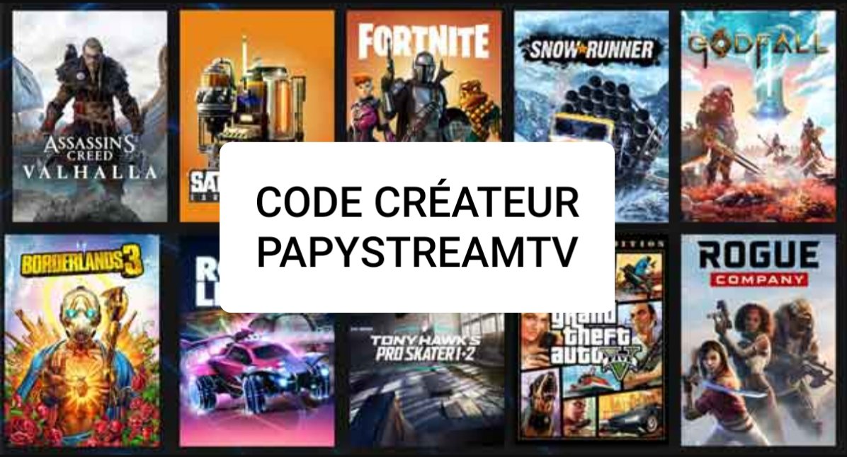 PapyStreamTV's tweet photo. Hello les z'amis ! 🎉
Si vous souhaitez soutenir Papy ! Vous pouvez utiliser le code Créateur Épic Games: papystreamtv
Bon 1er Mai 🌾
TWITCH : 
https://t.co/tHQXahKMzg

#twitchfr #twitch #Fortnite #EpicGames #codeCreateur #Soutien #Stream #live #handicap #teamcafe #streamer https://t.co/dKPWmMK5AI