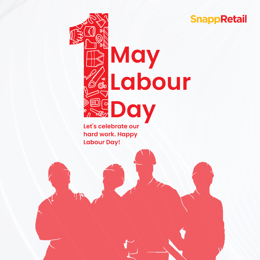 Happy Labour Day! 

#snappretail #retailfintech #retail #retailinpakistan #futuretrade #msmepakistan #digitization #traditionaltrade #kiryana #digitaltransformation #Pakistan #startup #innovation #onlinecommerce #deliveryservice #onlinedelivery #retailinsights  #labour #labourday