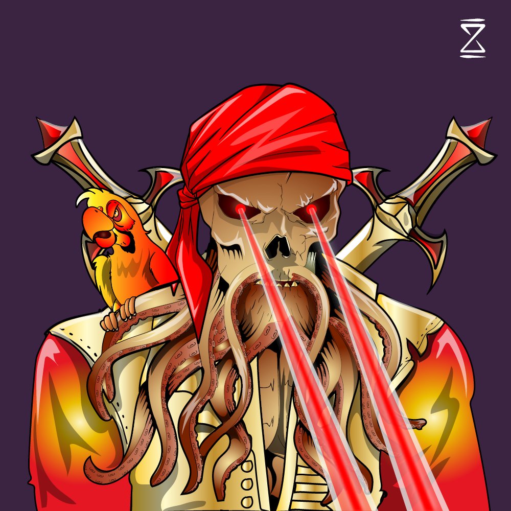 🎉 Ahoy Mateys! Don't miss out on getting Pirate in our SPECIAL LOWER PRICE! ⏰ Only 4 days left until the price goes up. 🏴‍☠️ Get it now before it's too late! 🙌 
Mint: octopirateskull.netlify.app
#nfts  #nftart #crofam #NFTCommunity #cro #nft #nftartist #nftart