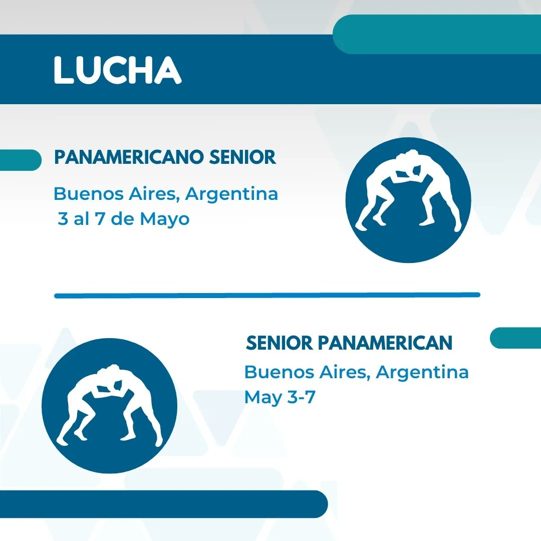 ACODEPAOficial's tweet photo. 📢¡Atención!
Estas son las competencias que nos esperan está semana 🤩

//

📢 Attention!
These are the competition that await us this week 🤩

#competition #panamsports #panamericanos https://t.co/NRpZUbVLRI