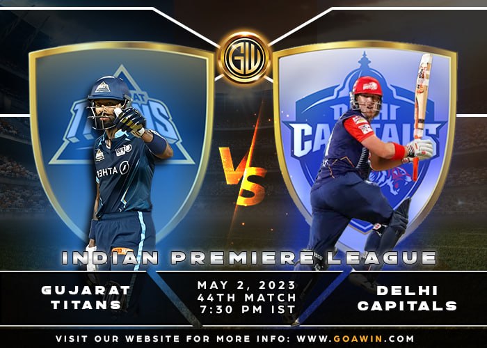 gocricketlovers's tweet photo. MATCH4️⃣4️⃣-Table-toppers Gujarat Titans will cross swords with Delhi Capitals. Both teams have had entirely contrasting campaigns so far, with GT winning six their eight games.🏆
❗️ K E E P U P D A T E D ❗️
Contact WhatsApp 📲 +63 916 420 0074
#GoAWin #match44 #IPL2023 #44Match https://t.co/etmFlB9XSx