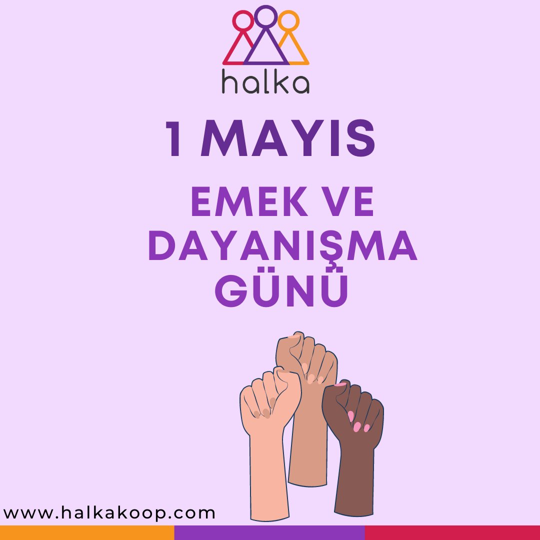 HALKA emeğin değerli görüldüğü, eşitliğin ve adaletin olduğu bir dünyaya inanır.
1 Mayıs Emek ve Dayanışma Günümüz Kutlu Olsun!
#sosyalkooperatif #sosyalgirişim #kadıngirişimciler #halka #eşitişeeşitücret  #eşitkazan 

@WorldBankTurkey