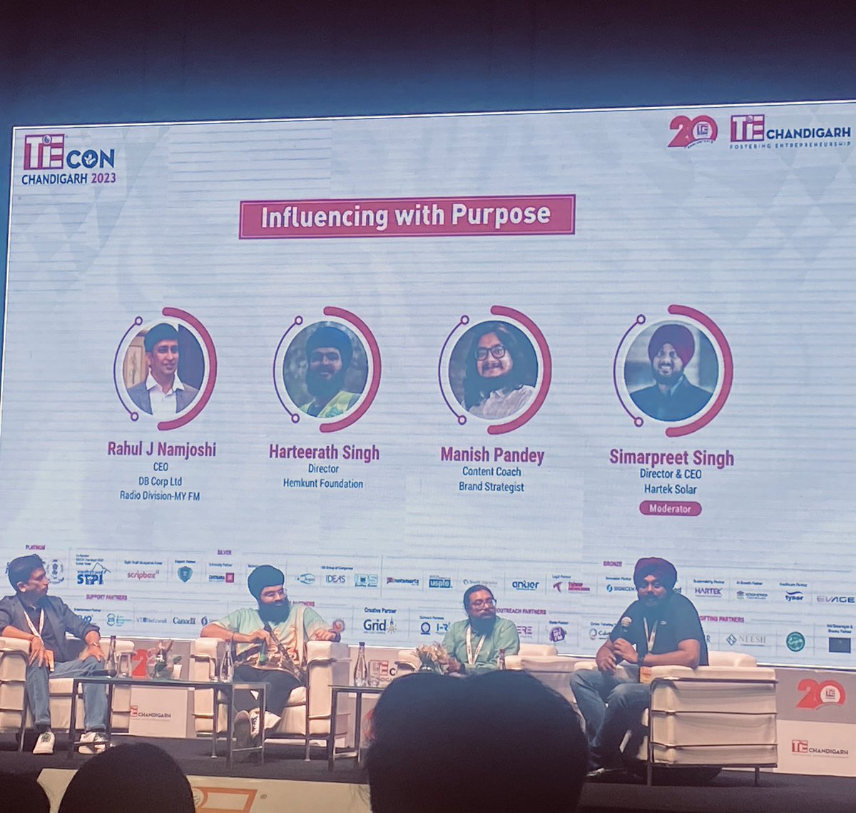 singhnirlep1's tweet photo. Felt great to be at #tieconchd
Fosters #progress #hope #innovation 
Presence of young entrepreneurs inspired many.
More such events required across the state #invest_punjab https://t.co/WLgdPKNbhV