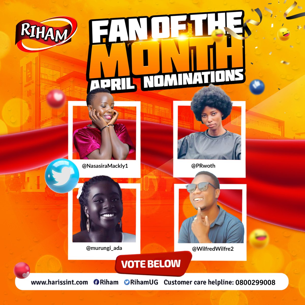 RihamUG's tweet photo. Who do you vote for as the #RihamTopFan for April? (Poll in the Replies) https://t.co/rQ9AQnC0YD