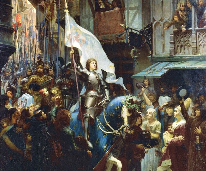 Jean_d_Aulon's tweet photo. @J_Bardella @MLP_officiel Le Renoncement National !
Deux jours après l'anniversaire de l'entrée triomphale de notre Sainte Jeanne d'Arc, notre Héroïne est remplacée. 
Ce parti @RNational_off  se couche pour obtenir des voix, quelle supercherie...
Et pendant ce temps ils préfèrent inaugurer les mosquées... https://t.co/h1E6aIi7wF