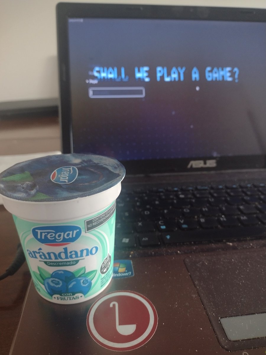 El tío desayuna con <a href="/TregarOk/">Tregar</a> y con un guiño nerd Ochentoso
#tionerd #wardgames