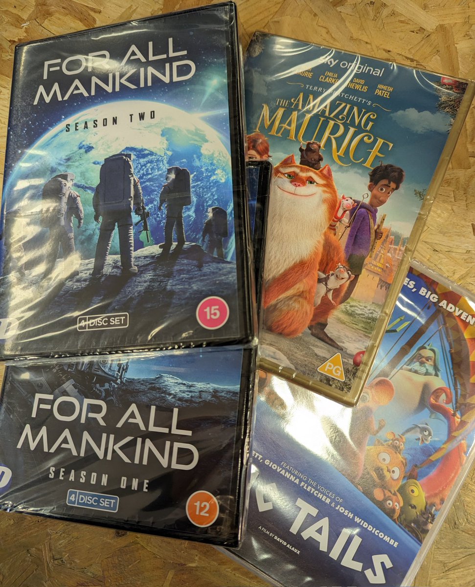 hmvSunderland's tweet photo. It's #NewMovieMonday on a warm Bank Holiday, we've got #ForAllMankind season 1 and 2, #AmazingMaurice, #EpicTails
#NewReleases https://t.co/aoynRtqy3M