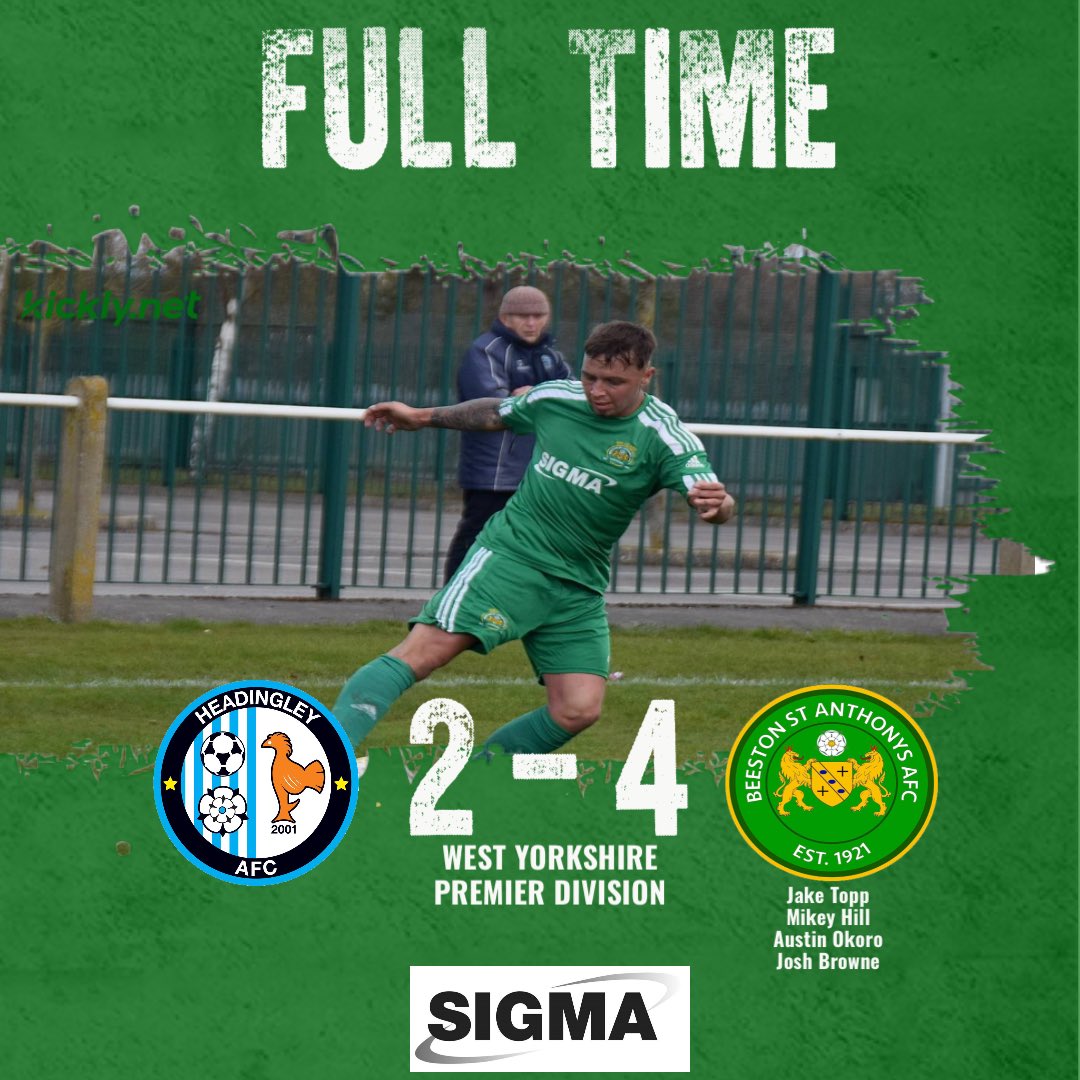 The Saints travelled to <a href="/headingleyafc/">Headingley AFC</a> on Saturday where they ran out 4-2 winners! 

On target for The Saints were Ozzy, Josh Browne, <a href="/jaketopp2/">jake topp</a> &amp; that man <a href="/Mike_H410/">Michael Hill</a> chipping in with another goal from the back!! 

Motm…. Once again, <a href="/jaketopp2/">jake topp</a> #BSA