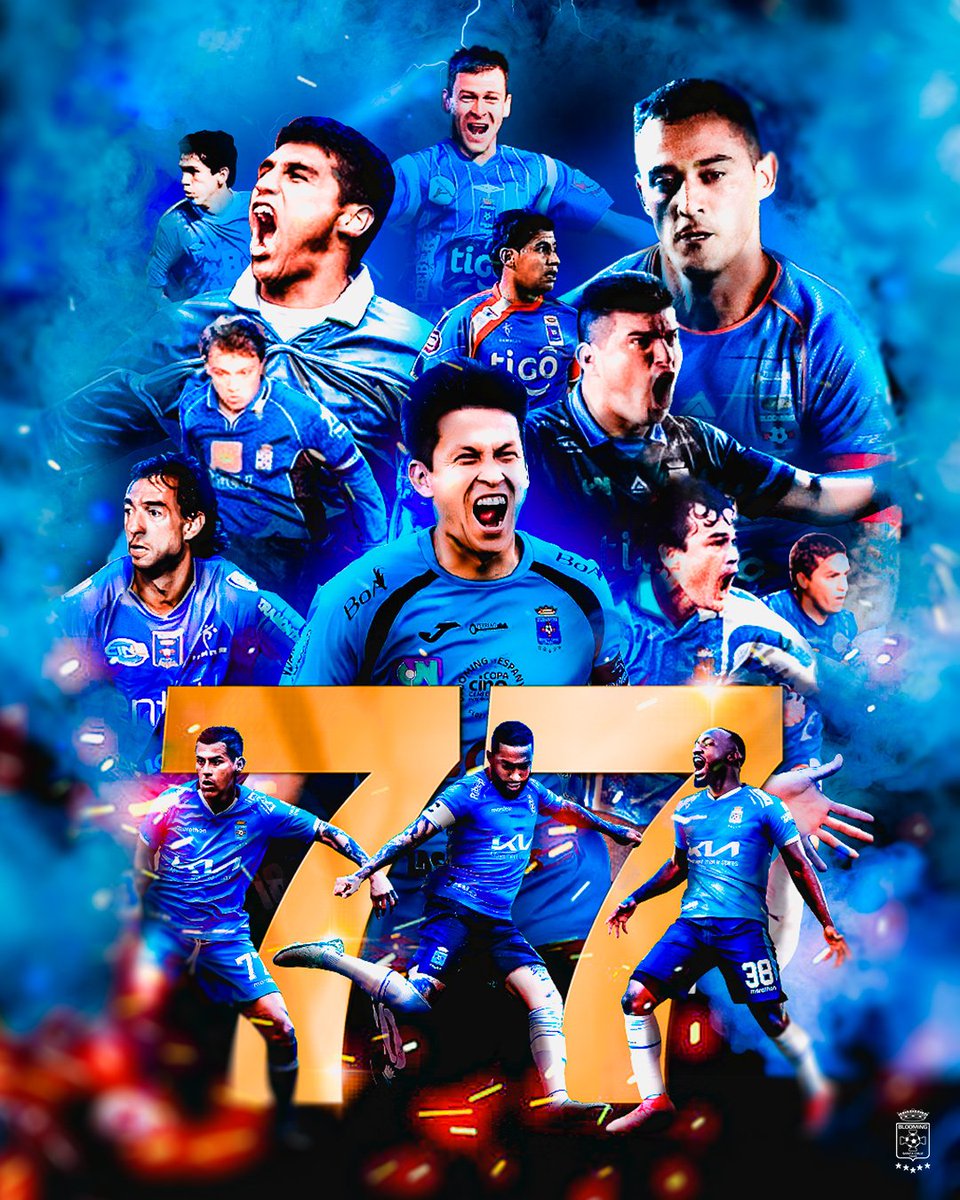 ¡7️⃣7️⃣ años de pasión, grandeza e historia! 💙