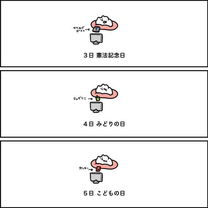 ゴールデンウイークの様子