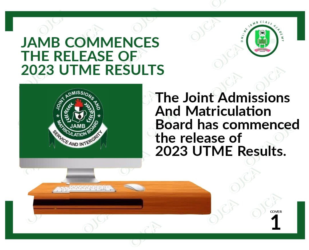 Online Jamb Class Academy on Twitter "JAMB COMMENCES THE RELEASE OF