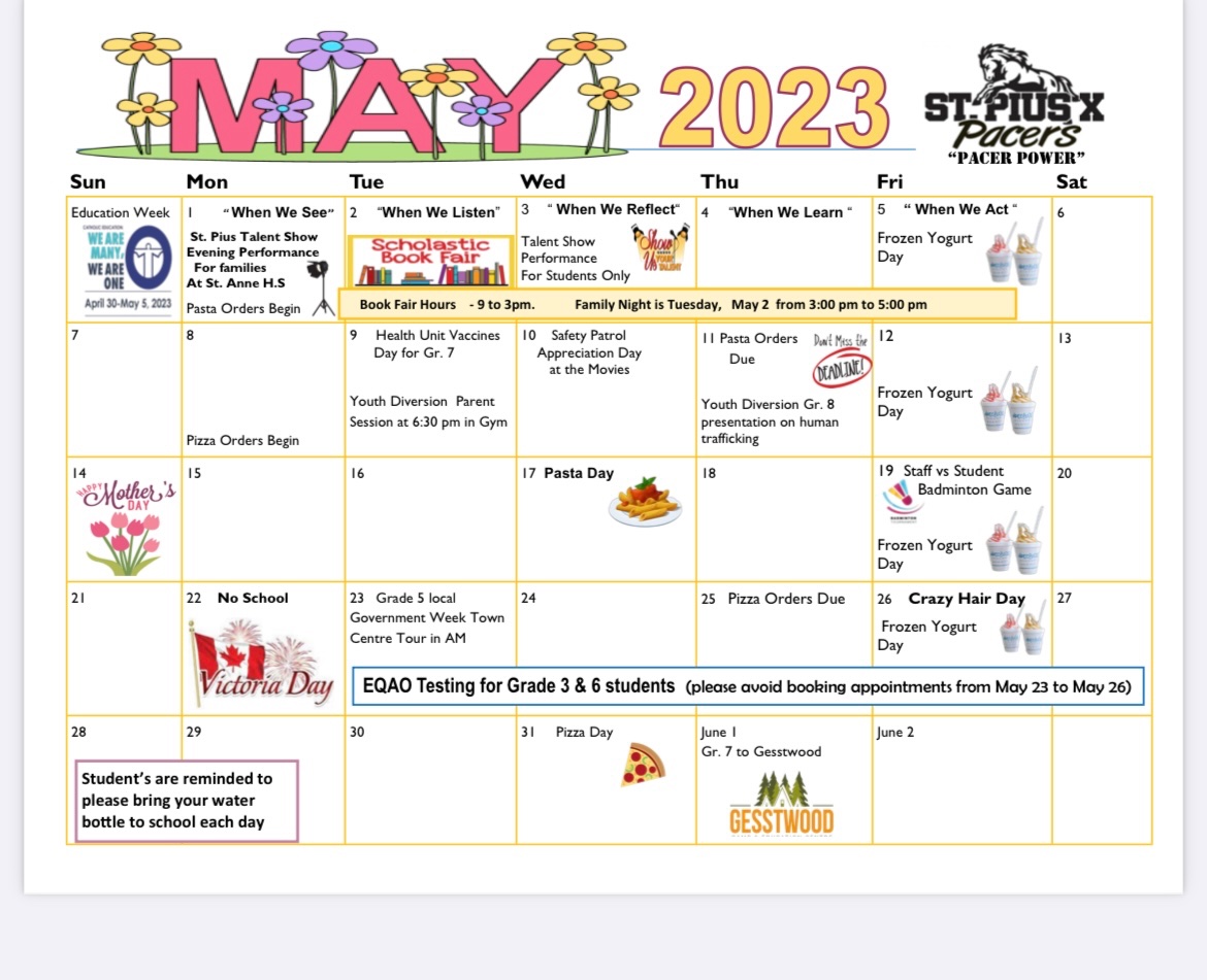 May at a glance 🌸🌷🌸