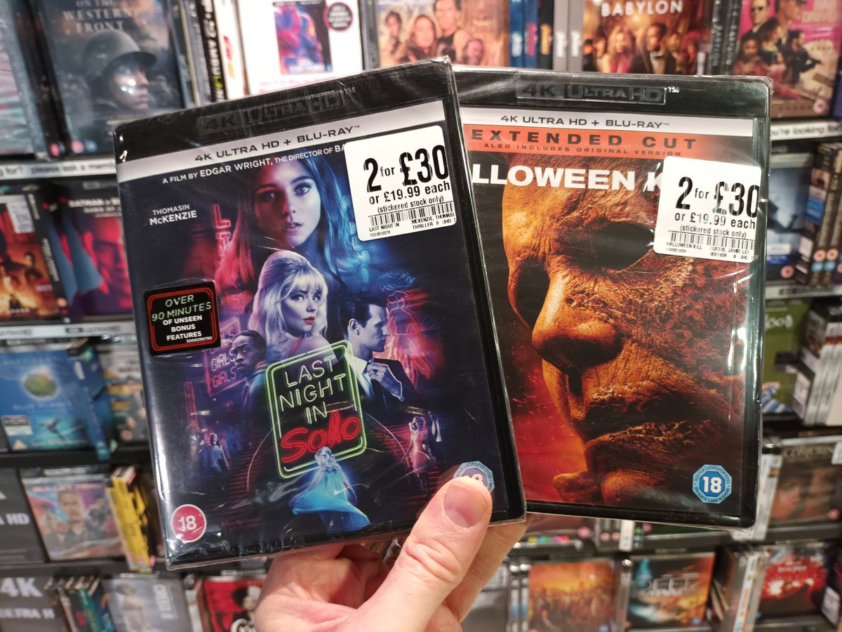 hmvBelfast's tweet photo. New additions to the 2 for Β£30 offer
Available instore and online
#uhd #essentialfilm #mustown
@UltraHDBluray @4KFilme @the4kCollectivE @avocadoom89 https://t.co/HDZzpKe480