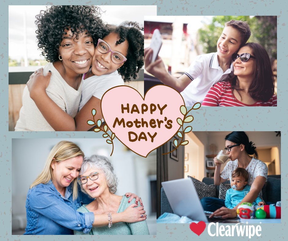 ClearWipeBrand's tweet photo. A very Happy Mother's Day to all the hardworking mothers out there. We appreciate you. Enjoy your day!

#mothersday #may #clearwipe https://t.co/VbNHvobbfN
