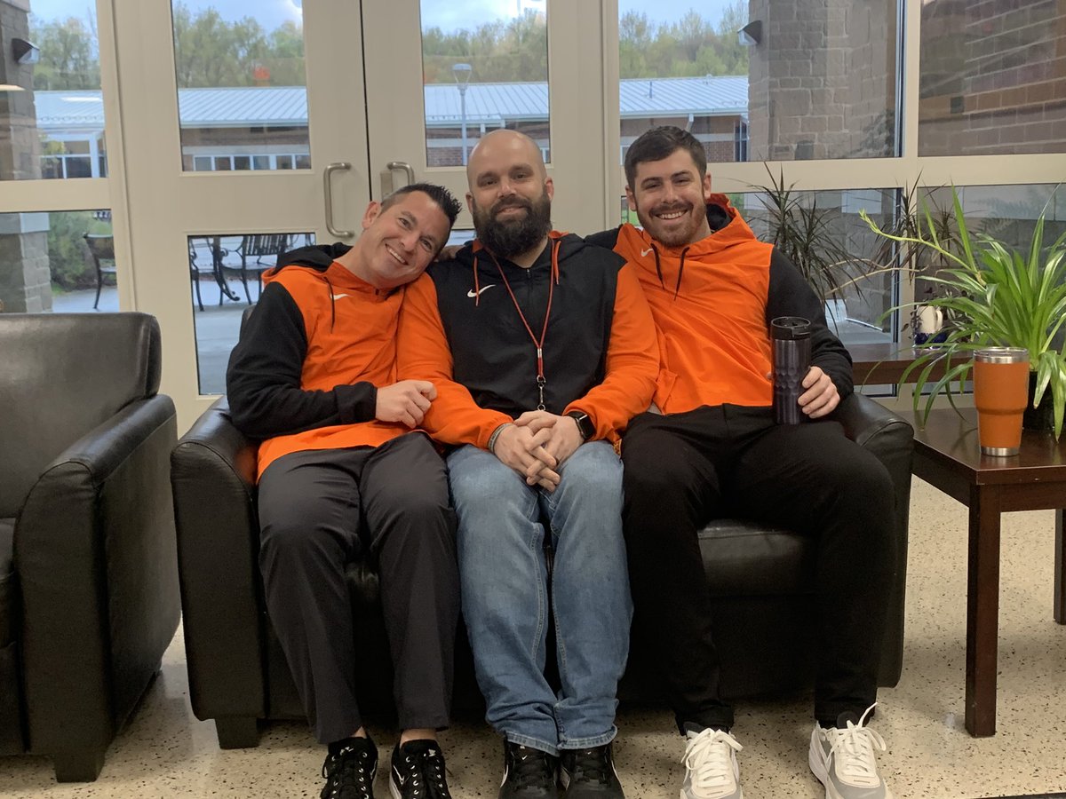 Firks_Justin's tweet photo. The Three Amigos at Elida HS, led by @kyleharmon34.
#TheyPlannedIt https://t.co/i4DJsQKhly