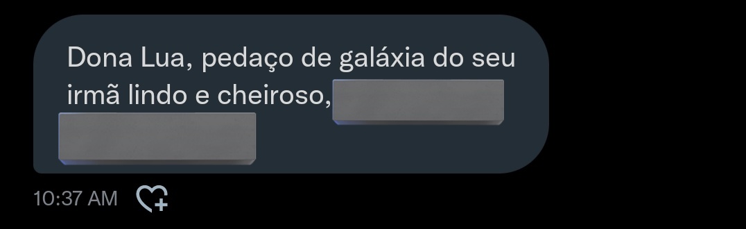 sempre me arranca um sorriso quando ele me chama assim