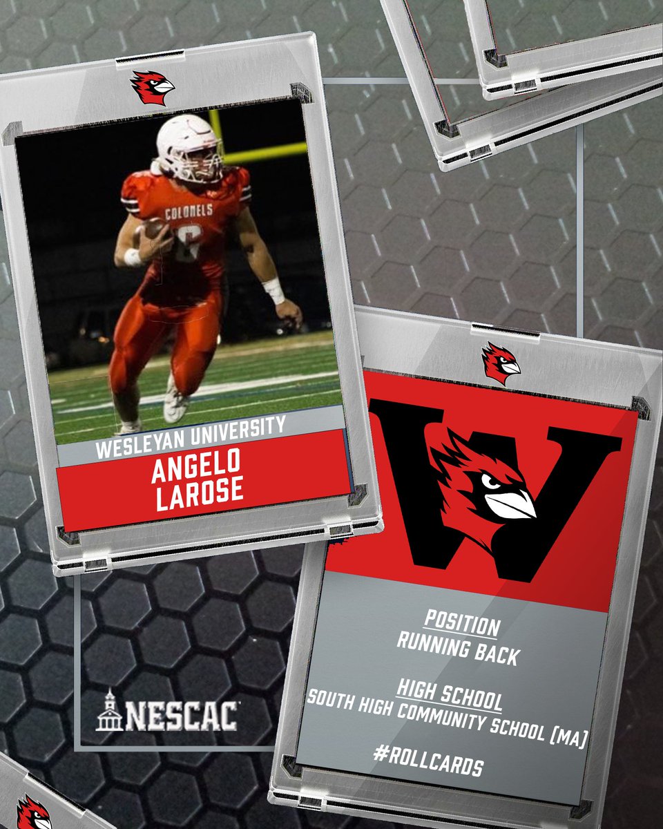 Wes_Football's tweet photo. Wesleyan University Football 2027

Angelo LaRose || South High Community School (MA)

@larose_angelo

#RollCards 🔴⚫️🔴⚫️ https://t.co/eJ9vpjU75V