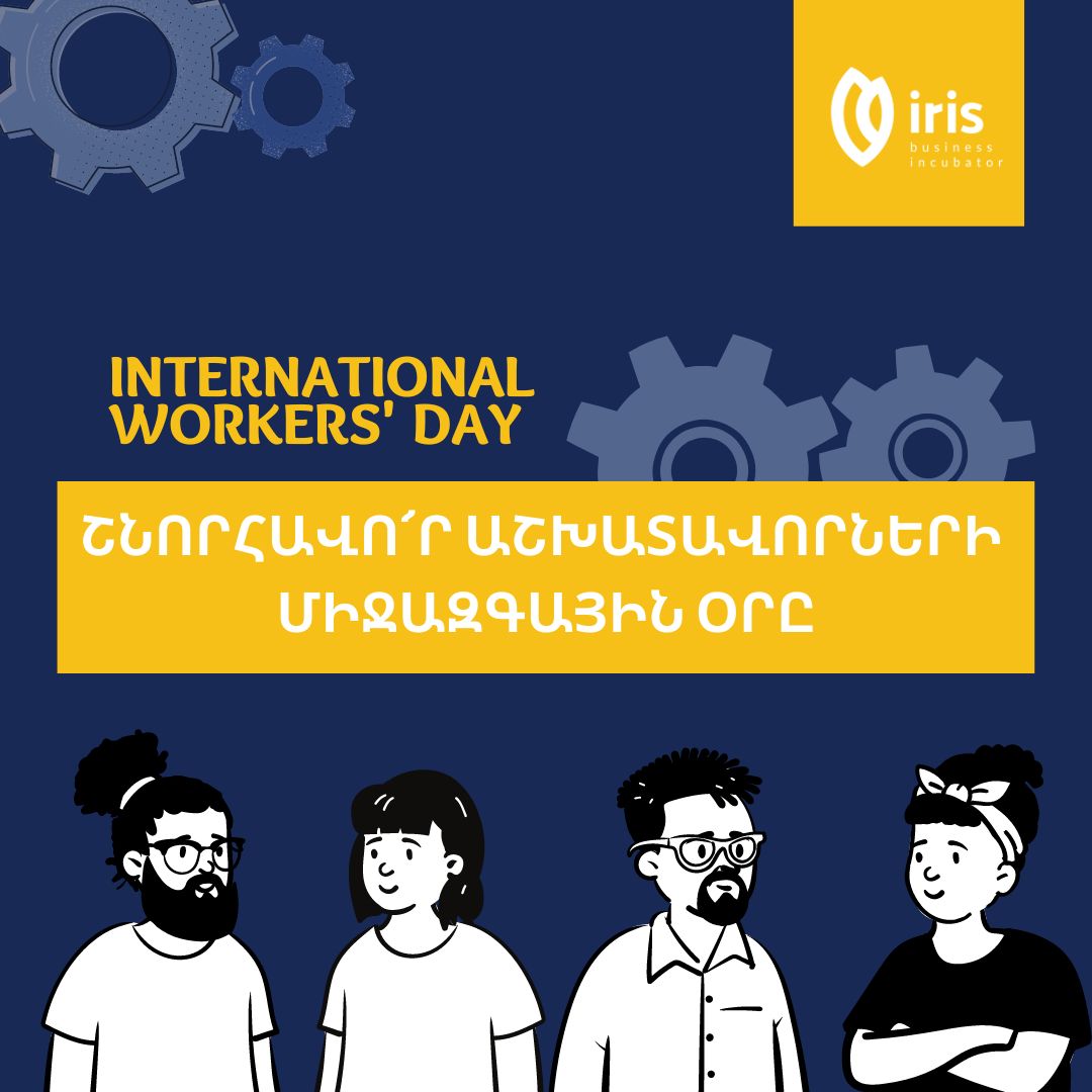 irisbi_iris's tweet photo. Congratulations everyone on International Workers Day! Strength and energy to all of us.🧑‍🏭🧑‍💼👩‍💼👩‍🏭👷‍♂️👩‍🌾👷‍♀️ #IRISBusinessIncubator #IRISBI #WhereIdeasFlourish #Armeconombank #irisbifamily https://t.co/G8voTErdr5
