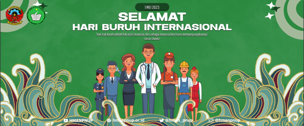 Hari Buruh atau May Day diperingati setiap tanggal 1 Mei dan dijadikan hari libur nasional di Indonesia. Hari buruh adalah hari perayaan.............

Ingin mengetahui kelanjutannya?
Silahkan kunjungi Website kami di:
hmanpnup.or.id/2023/05/01/har…

Akan ada info menarik lainnya loh.