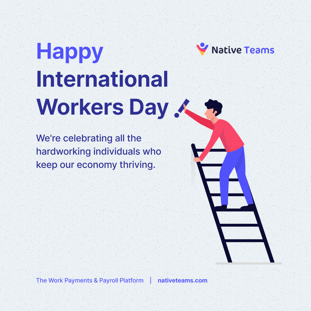 NativeTeams's tweet photo. π Happy International Workers' Day to all! ππ½
To all the remote workers and freelancers out there, your hard work is crucial to the global workforce! πͺπΌ
#NativeTeams https://t.co/SHYhQDcS08