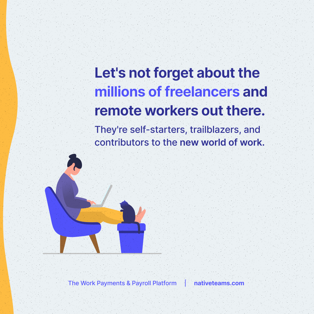 NativeTeams's tweet photo. π Happy International Workers' Day to all! ππ½
To all the remote workers and freelancers out there, your hard work is crucial to the global workforce! πͺπΌ
#NativeTeams https://t.co/SHYhQDcS08