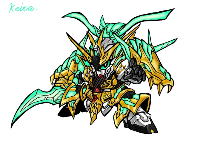 #これを見た人は緑の画像を貼る #SDガンダム