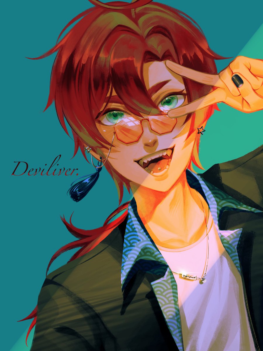 Devil_Liver's tweet photo. 好喜歡這次的顏色uwu
是帥氣的私服喔!
#肝你快看 #Deviliver #vtuber https://t.co/CTUWcRHlV9
