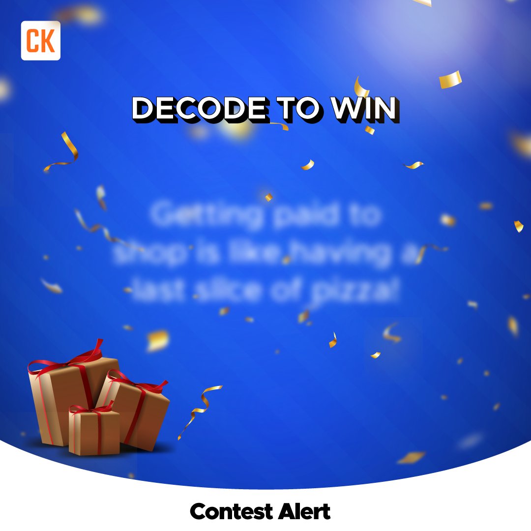 Cashkarocom's tweet image. Decode the blurry lines 👀
Right answers stand a chance to win Amazon Gift Vouchers 🔥

Steps to win:
✅RT &amp;amp; follow us on Twitter 
✅Tag three friends 
.
.
.
#CashKaro #DecodeToWin #ContestAlert #giveaway #contestindia