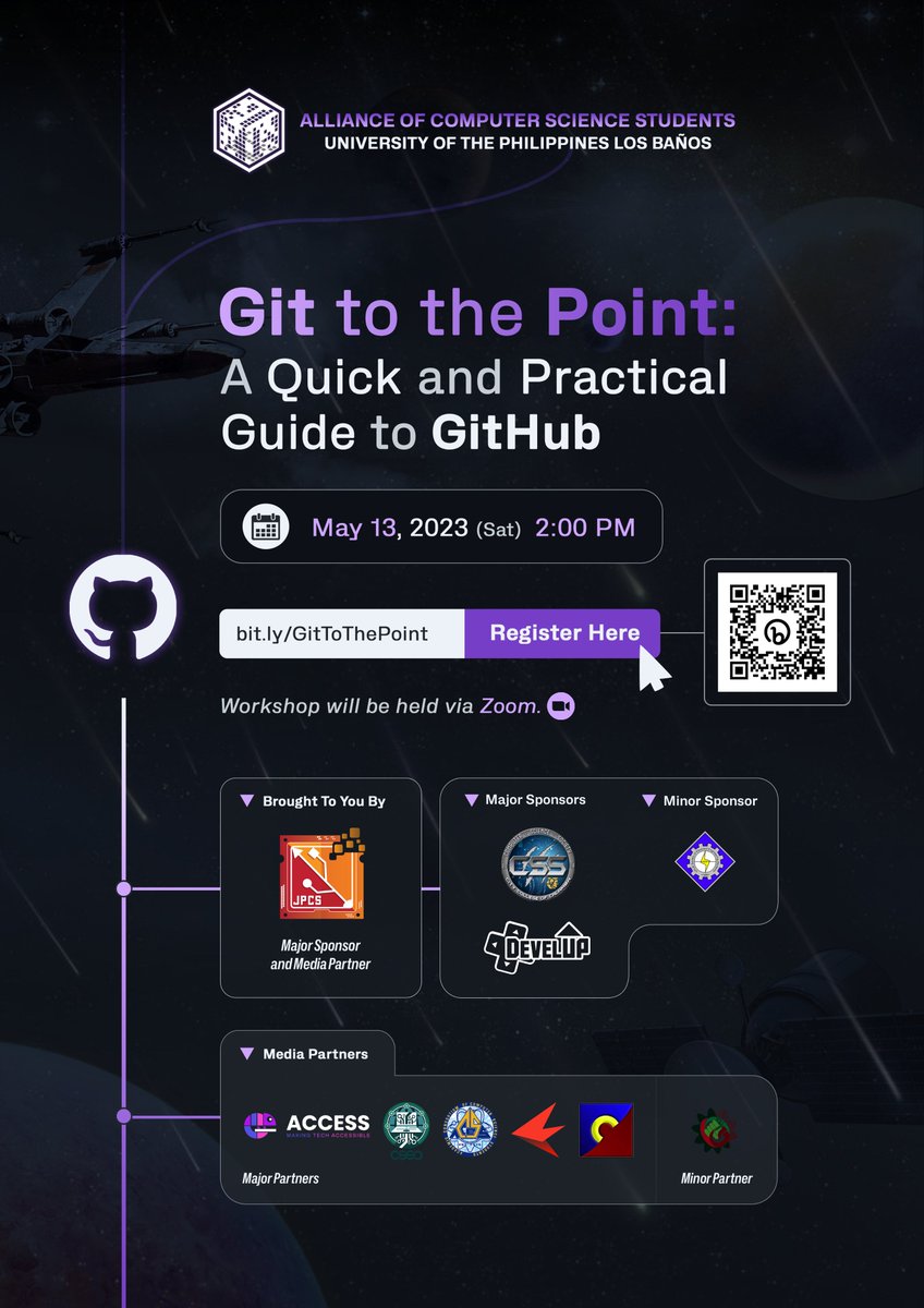 ACSSUPLB's tweet photo. 👨‍💻Are you tired of losing your code due to accidental deletions? 😩 Do you struggle with using Git in your coding classes, or simply want to learn more about GitHub? 🤔 https://t.co/RUObEuaQ5Q